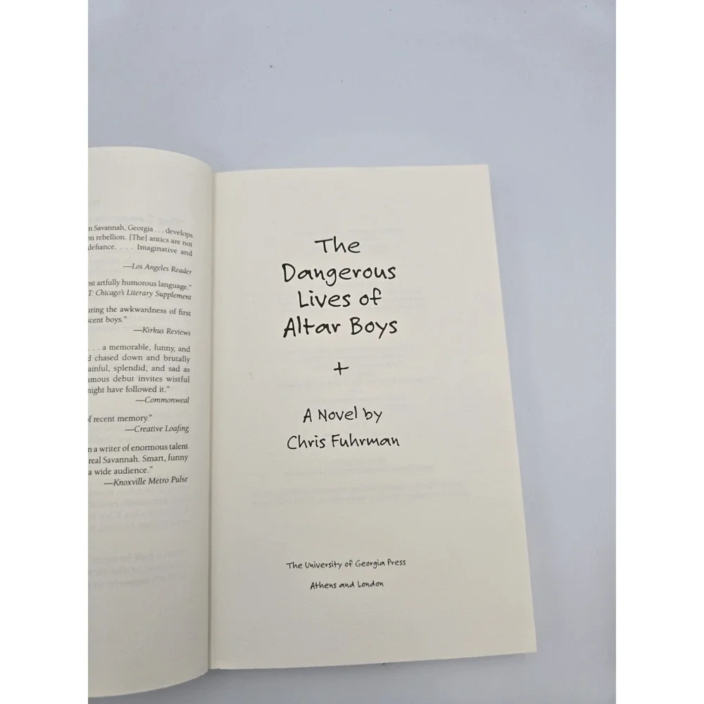 Dangerous Lives of Altar Boys : A Novel by Chris Fuhrman (2001, Trade Paperback)